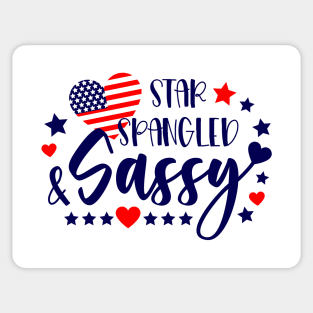 Sassy 4th Sticker